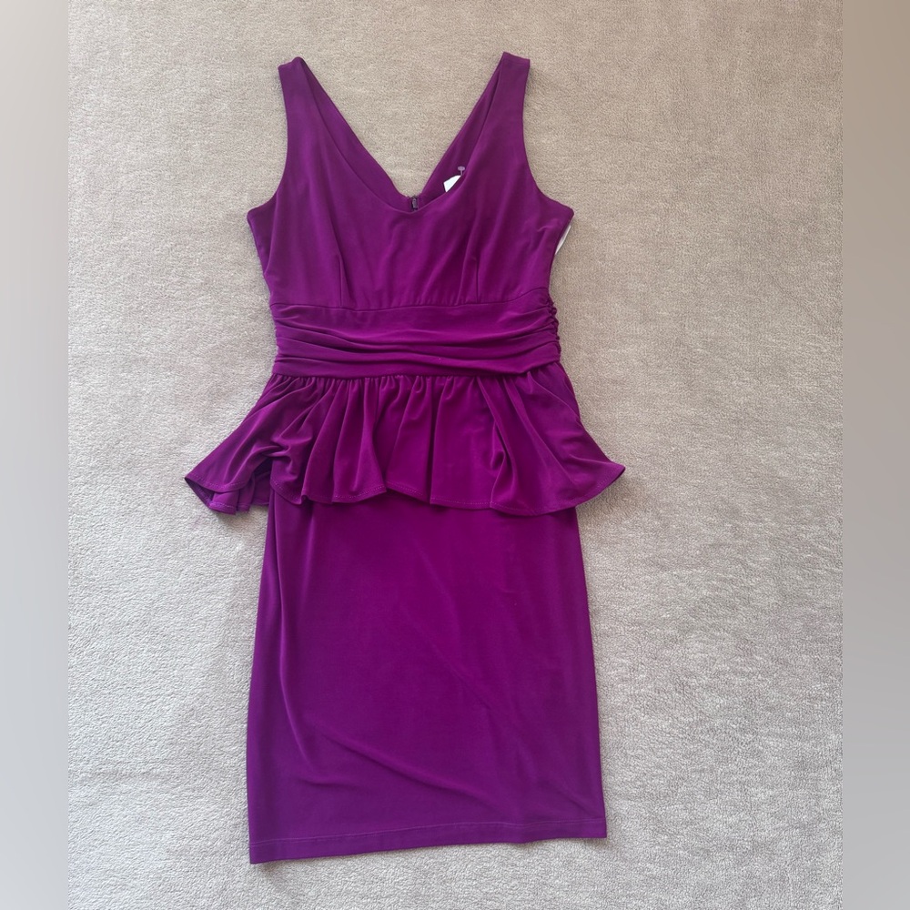 Taylor Rich Purple Midi Dress